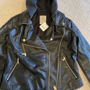 Women's Black Leather Jacket